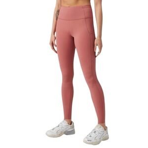 Lululemon Fast and Free High-Rise Tight 28" Leggings Nulux Cherry Tint Sz 8 EUC